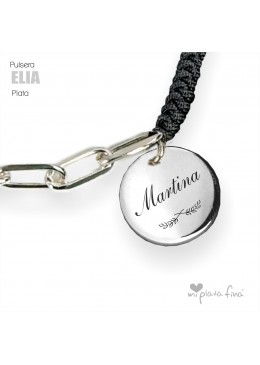Colgante LONG ROMA plata