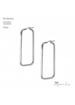 Pendientes ROMA plata