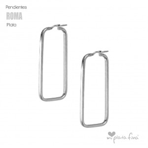 Pendientes ROMA plata