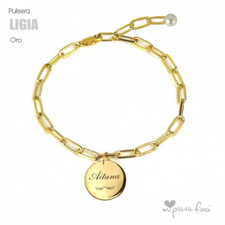 Colgante LONG ROMA plata
