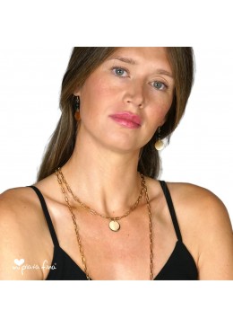 Colgante LONG ROMA plata
