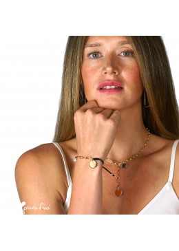 Colgante LONG ROMA plata