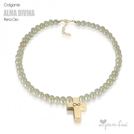 Colgante ALMA DIVINA Perla Oro