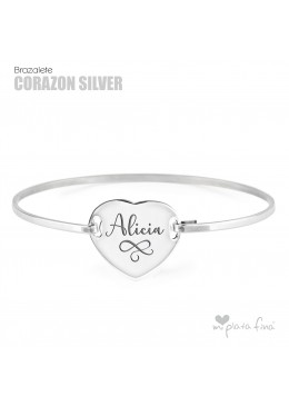 Bracelet Corazón Silver