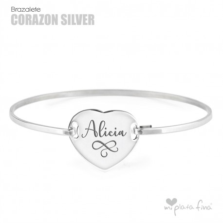 Bracelet Corazón Silver