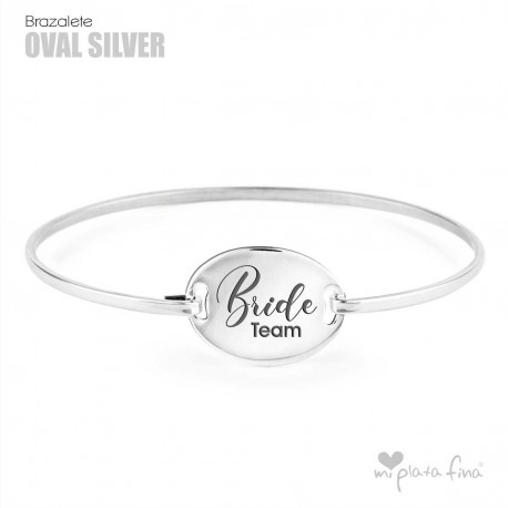 Brazalete Oval Silver BODAS