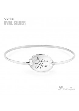 Brazalete Oval Silver BODAS