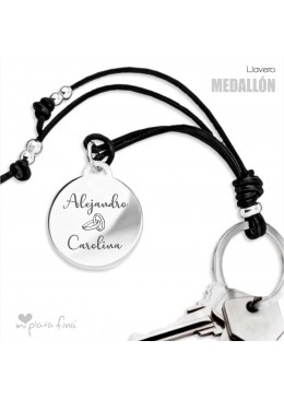 Llavero Medallón BODAS