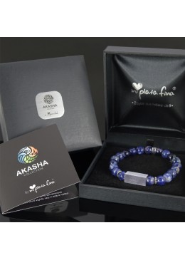 Pulsera Akasha Essential Long Sodalite Brillo BODAS