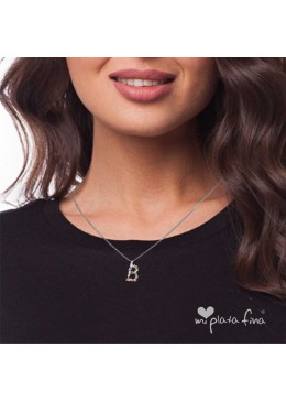 Necklace Initial B