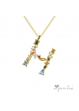 Necklace Initial H