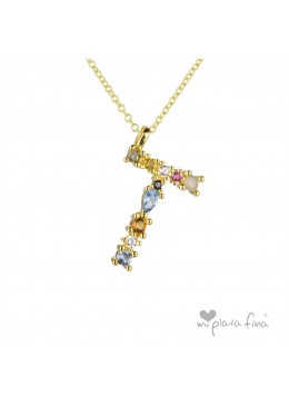 Necklace Initial T