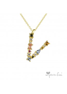 Necklace Initial V