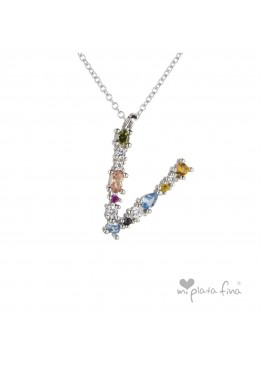 Necklace Initial V