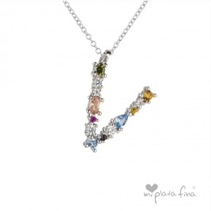 Necklace Initial V