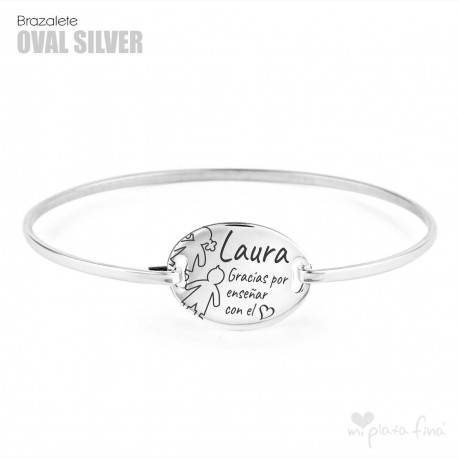 Pulsera OVALADA Silver