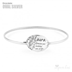 Pulsera OVALADA Silver
