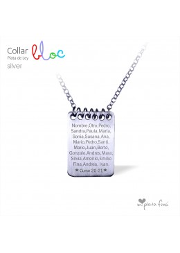 Collar BLOC Silver