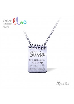 Collar BLOC Silver