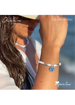 Collar OCEAN negro-plata