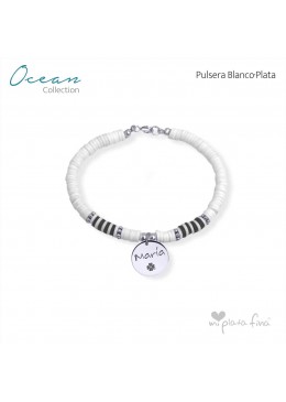 Collar OCEAN negro-plata