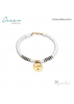 Collar OCEAN negro-plata