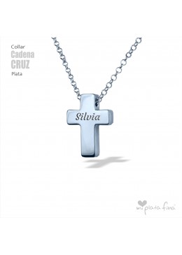 Collar CORAZÓN cadena 3D
