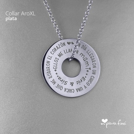 Necklace Silver ARO XL MOTHER'S DAY
