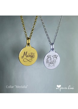Necklace Silver MEDALLA