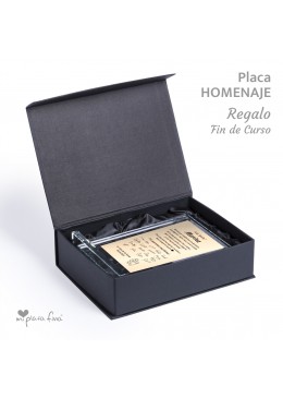 Placa HOMENAJE