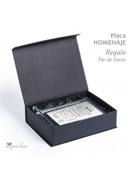 Placa HOMENAJE