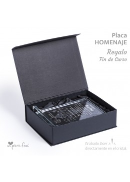 Placa HOMENAJE