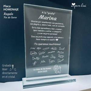 Placa HOMENAJE