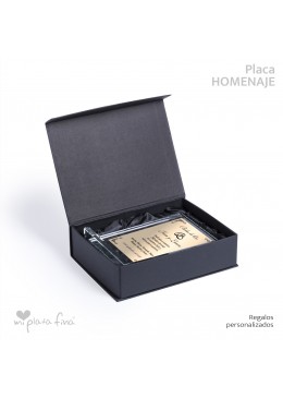 Placa HOMENAJE JUBILACIONES