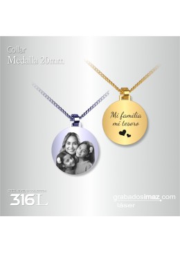 Collar REDONDA 20mm
