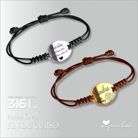 Pulsera OVAL FIN de CURSO