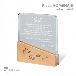 Placa HOMENAJE