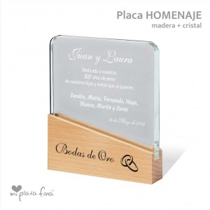 Placa HOMENAJE